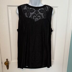 Torrid Black Lace Women's Top 2x